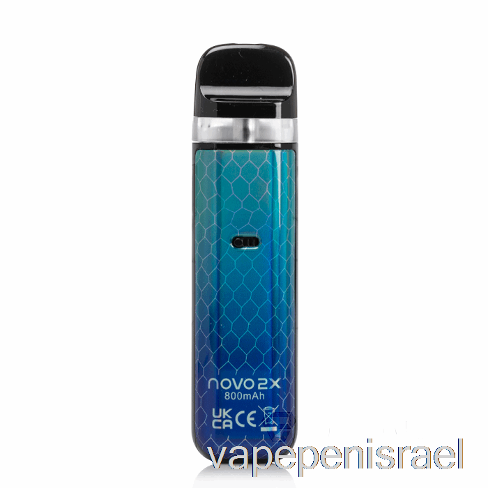 חד פעמי Vape Israel Smok Novo 2x 20w Pod System ירוק כחול קוברה